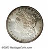 Image 1 : 1880-CC $1 8/7 Reverse of 1878 MS66 PCGS.
