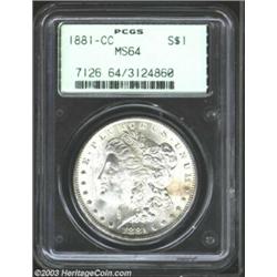 1881-CC $1 MS64 PCGS.