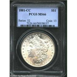 1881-CC $1 MS66 PCGS.