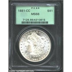 1881-CC $1 MS66 PCGS.