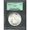 Image 1 : 1881-CC $1 MS66 PCGS.