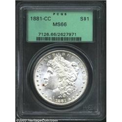1881-CC $1 MS66 PCGS.