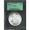 Image 1 : 1881-CC $1 MS66 PCGS.