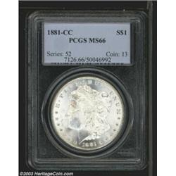1881-CC $1 MS66 PCGS.
