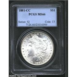 1881-CC $1 MS66 PCGS.