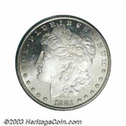1881-CC $1 MS65 Deep Mirror Prooflike PCGS.