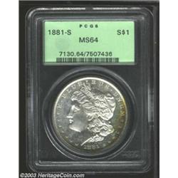 1881-S $1 MS64 PCGS.