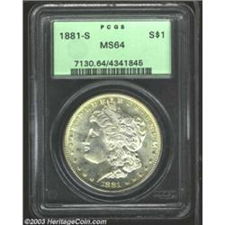 1881-S $1 MS64 PCGS.