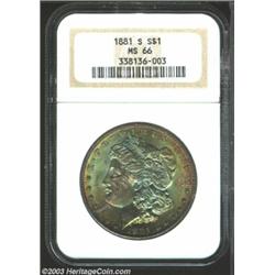 1881-S $1 MS66 NGC.