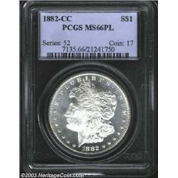 1882-CC $1 MS66 Prooflike PCGS.