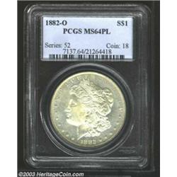 1882-O $1 MS64 Prooflike PCGS.