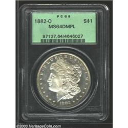 1882-O $1 MS64 Deep Mirror Prooflike PCGS.