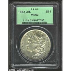1882-O/S $1 MS63 PCGS.