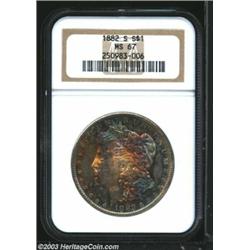 1882-S $1 MS67 NGC.