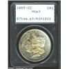 Image 1 : 1883-CC $1 MS63 PCGS.