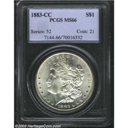 1883-CC $1 MS66 PCGS.