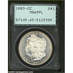 1883-CC $1 MS65 Prooflike PCGS.