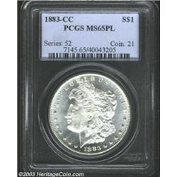 1883-CC $1 MS65 Prooflike PCGS.