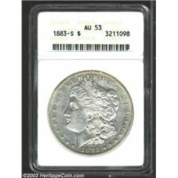 1883-S $1 AU53 ANACS.