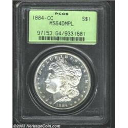 1884-CC $1 MS64 Deep Mirror Prooflike PCGS.