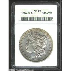 1884-S $1 AU50 ANACS.