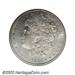 1884-S $1 MS60 Prooflike NGC.