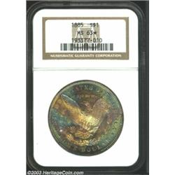 1885 $1 MS63 * NGC.