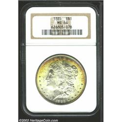 1885 $1 MS64 NGC.