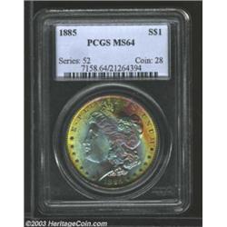 1885 $1 MS64 PCGS.