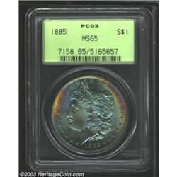 1885 $1 MS65 PCGS.