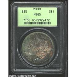 1885 $1 MS65 PCGS.