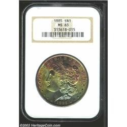 1885 $1 MS65 NGC.