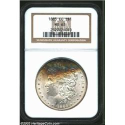 1885-CC $1 MS63 NGC.