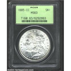 1885-CC $1 MS63 PCGS.