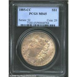 1885-CC $1 MS65 PCGS.
