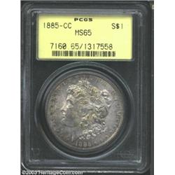 1885-CC $1 MS65 PCGS.