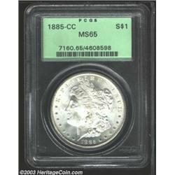 1885-CC $1 MS65 PCGS.