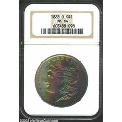 1885-O $1 MS64 NGC.