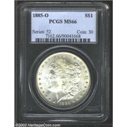1885-O $1 MS66 PCGS.
