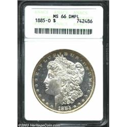 1885-O $1 MS66 Deep Mirror Prooflike ANACS.