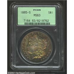 1885-S $1 MS63 PCGS.