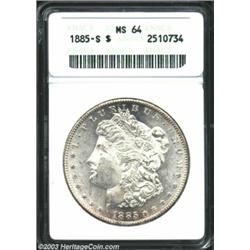 1885-S $1 MS64 ANACS.