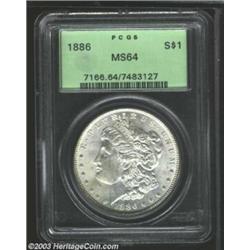 1886 $1 MS64 PCGS.