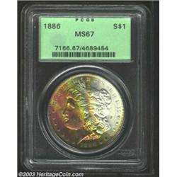 1886 $1 MS67 PCGS.