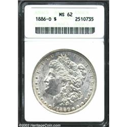 1886-O $1 MS62 ANACS.