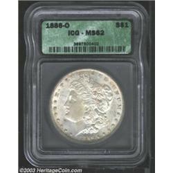 1886-O $1 MS62 ICG.