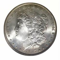 1887-O $1 MS66 PCGS.