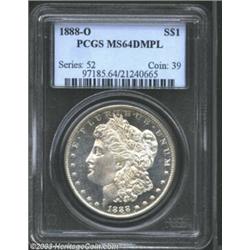 1888-O $1 MS64 Deep Mirror Prooflike PCGS.