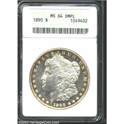 1890 $1 MS64 Deep Mirror Prooflike ANACS.