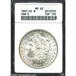 1891-CC $1 MS62 ANACS.